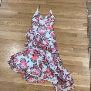 KEEPSAKE Pink MIDI Dress